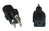 Microconnect PEUSABC13 adattatore per presa di corrente Tipo B C13 Nero