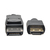 Tripp Lite P582-003-HD-V2A DisplayPort 1.2 auf aktives HDMI-Adapterkabel (Stecker/Stecker), spezieller Stecker greift fest in den HDMI-Anschluss, HDCP 2.2, 0,91 m