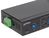 Manhattan 164405 hálózati csatlakozó USB 3.2 Gen 1 (3.1 Gen 1) Type-B 5000 Mbit/s Fekete
