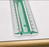 Linex 100202515 lineaal Desk ruler Acrylglas, Rubber Groen, Wit 20 cm 1 stuk(s)