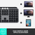 Logitech MX Keys f/ Mac toetsenbord RF-draadloos + Bluetooth AZERTY Frans Grijs