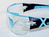 Uvex 9198256 biztonsági szemellenző és szemüveg Védőszemüveg Kék, Fekete