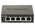 D-Link DGS-1100-05V2 łącza sieciowe Zarządzany L2 Gigabit Ethernet (10/100/1000) Czarny