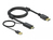 DeLOCK 85963 adapter kablowy 1 m HDMI Typu A (Standard) DisplayPort + USB Type-A Czarny