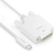 PureLink IS2210-010 Videokabel-Adapter 1 m USB Typ-C DVI-D Weiß