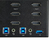 StarTech.com 2 Port Triple Monitor KVM HDMI Switch, 4K 60Hz Ultra HD HDR, Desktop Hub 4K HDMI 2.0 KVM Schakelaar met 2x USB 3.0 (5Gbps) & 4x USB 2.0 HID, Audio, Hotkey Switching...