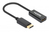 Manhattan 153713 csatlakozó átlakító DisplayPort HDMI Fekete