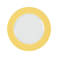Speiseteller flach 26cm, Farbe: light yellow / hellgelb, Form: Eschenbach