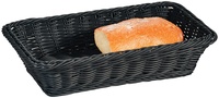 KESPER Brot-Obstkorb, Vollkunststoff, schwarz, eckig
