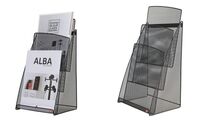 ALBA Porte-brochures de table "MESHPREZA4", A4, fil métal (74800176)
