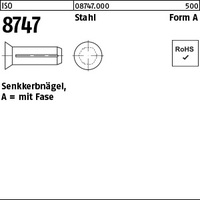 ISO 8747 Stahl 6 x 20 VE=K