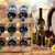 Relaxdays Weinregal, 12 Flaschen, Bambus, HxBxT: 30 x 45 x 23,5 cm, Weinhalter stehend, Küche & Bar, Weinständer, natur