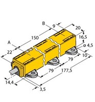 Induktiver Linearwegsensor LI150P1Q17LM1LIU5X2