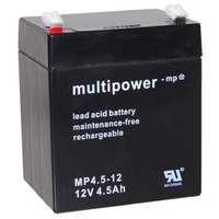batterie piombo Multipower MP4.5-12, 12V