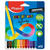 MAPED Pochette de 12 crayons de couleur INFINITY - Inovant - Triangulaire - Set de 12 couleurs assorties