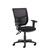 Altino 2 lever high mesh back operators chair with adjustable arms - black