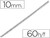 Espiral Metalico Yosan Negro Paso 56 4:1 10 mm Calibre 1,00 Mm