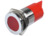 LED-Signalleuchte, 24 V (AC), 24 V (DC), rot, 70 mcd, Einbau-Ø 22 mm, RM 1.25 mm