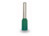 Isolierte Aderendhülse, 0,34 mm², 10 mm/6 mm lang, grün, 216-322