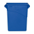 Container 60 L mit Griffen B 27,9 x T 58,5 x H 63,2 cm Kunststoff blau