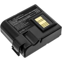 Battery 47.36Wh Li-ion 7.4V 6400mAh, Black for Zebra Nyomtató és szkenner pótalkatrészek