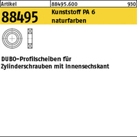 ART 88495 DUBO-Profil-Scheiben 299 f. Zylinderschrauben M 4 S