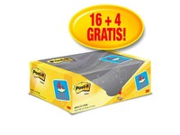 Post-it® Notes Canary Yellow™ Voordeelpak, 76 x 127 mm, Geel (pak 20 blokken)