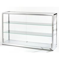 Half height glass cabinet