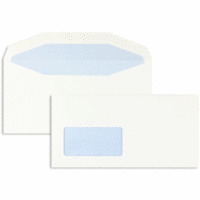Kuvertierhüllen DIN C6/5 110g/qm gummiert Sonderfenster VE=1000 Stück weiß
