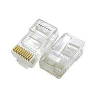 RJ45 Line Plug 8 Position 8 Contact - Pack Of 100