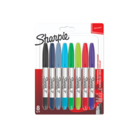 Sharpie Twin Tip - 8er Blister, F 0,9 mm + UF 0,5 mm