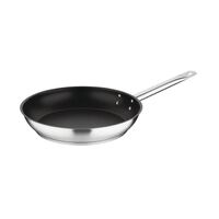 Vogue Platinum Plus Frying Pan in Silver - Stainless Steel - Non Stick - 280mm
