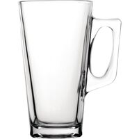 Utopia Conic Coffee Mugs in Clear Made of Glass 8.8oz / 250ml - 12