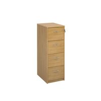 Express office filing cabinets - 4 drawer, oak