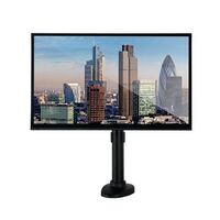 Rotating flat screen monitor desk mount