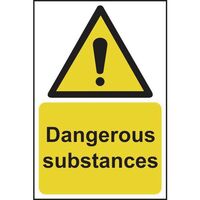 Dangerous substances sign