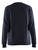 Damen Sweatshirt 3408 dunkel marineblau/schwarz - Rückseite