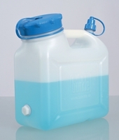 6.0l Wide-necked jerrycans HDPE without threaded connector with ventilation