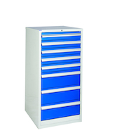 SPARTEX SUC1206075WB EUROSLIDE 8 DRAWER 5X100MM 3X200MM-750D BLUE