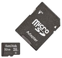INDEXA microSDHC Karte 32GB SDKARTE 32GB Class 4 m.Adapter 27285