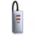 Ładowarka samochodowa Share Together 2x USB 2x USB-C 120W PPS QC PD szary