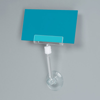 Price Sign Clamp / Large Price Sign Holder "Sign Clip", with suction cup and rod