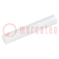 Spacer sleeve; LED; Øout: 4mm; ØLED: 3mm; L: 23.5mm; natural; UL94V-2