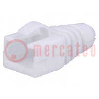 Isolation de prise RJ45; blanc