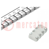 Capacitor: ceramic; array capacitors,MLCC; 100pF; 50V; C0G (NP0)