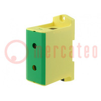 Splice terminal: rail; 35÷240mm2; ways: 1; terminals: 2; Width: 37mm