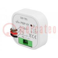 Relay: installation; bistable,impulse; NO; 50x50x26mm; -20÷45°C