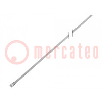 Cable tie; L: 260mm; W: 12.7mm; stainless steel AISI 304; 3115N