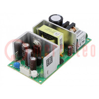 Power supply: switched-mode; open; 60W; 127÷370VDC; 90÷264VAC