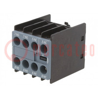 Auxiliary contacts; Series: 3RT20; Size: S0,S00,S2; front